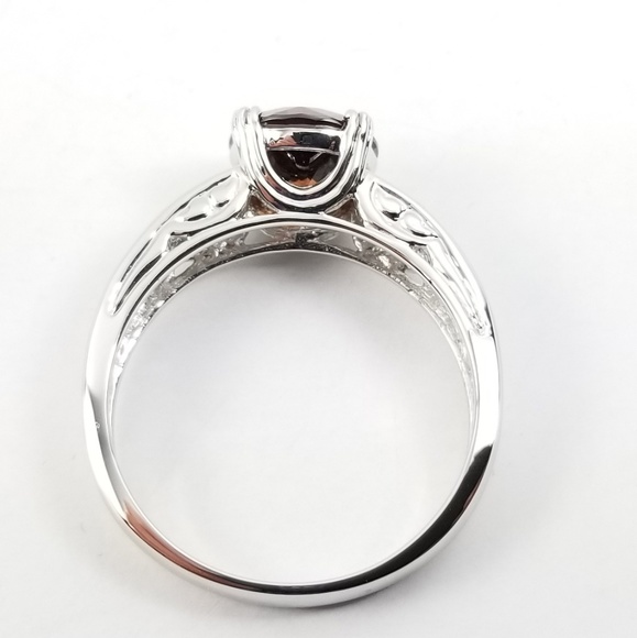 qvc chocolate diamond rings